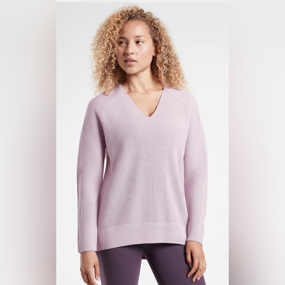 Athleta Hanover V-Neck Sweater